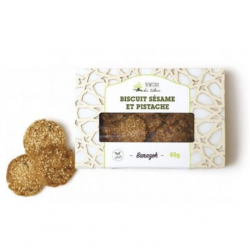 Biscuit sésame et pistache Barazek