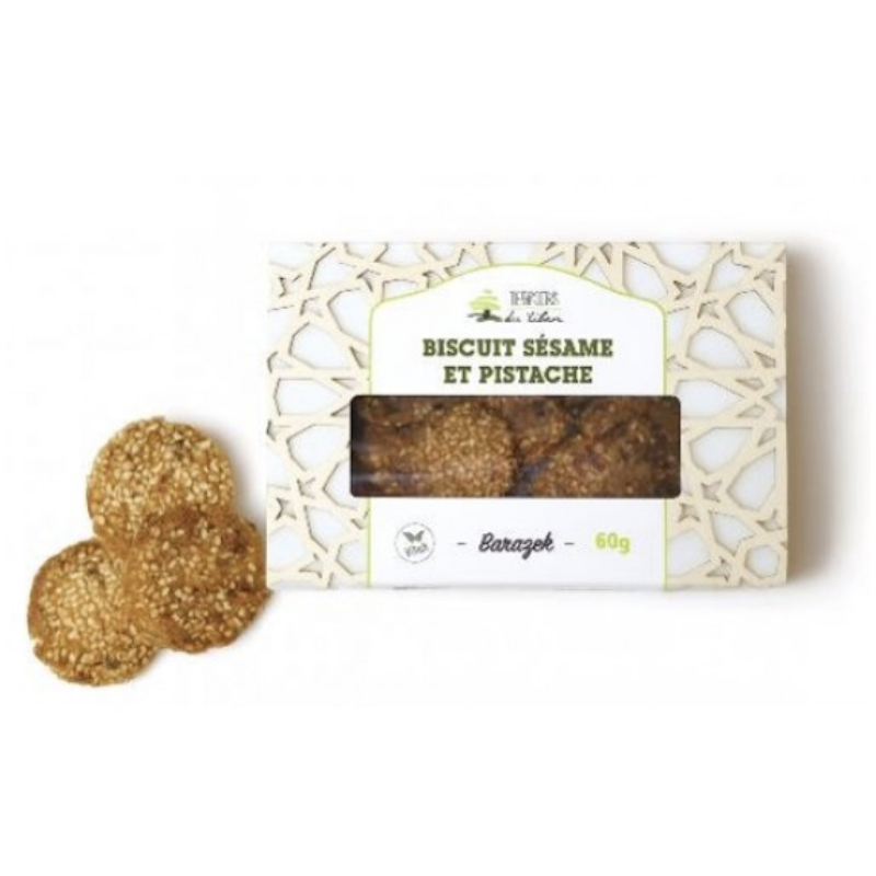 Biscuit sésame et pistache Barazek