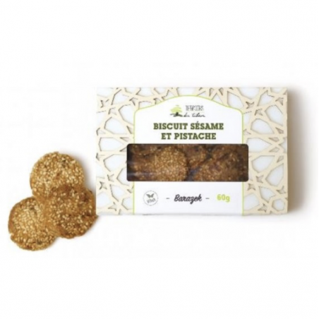 Biscuit sésame et pistache Barazek