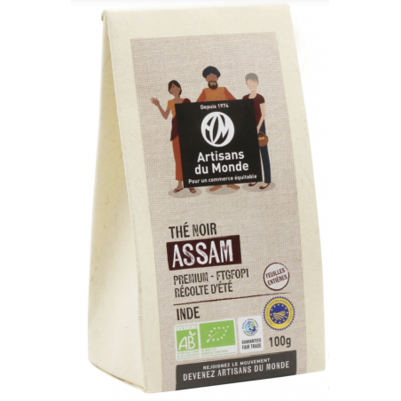Thé Noir Assam Bio FTGFOP1 – Commerce Équitable | Artisans du Monde